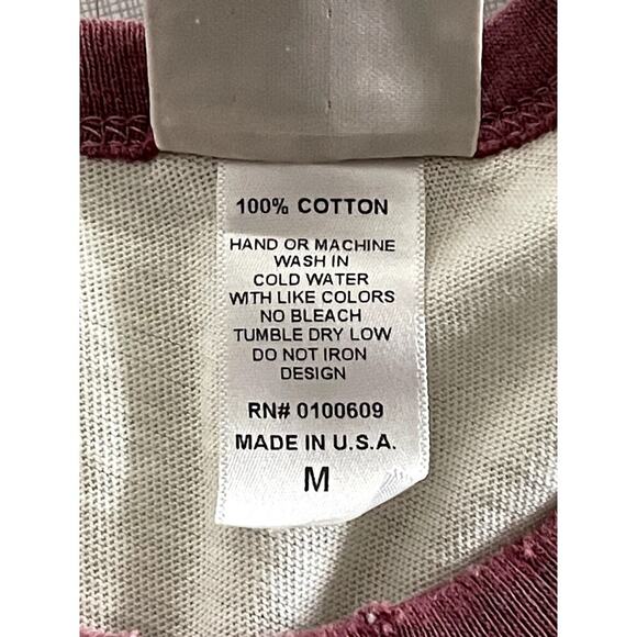 Junk Food Sz M Cleveland Cavaliers Ringer T-Shirt Fan Gear NBA Apparel Sporty - Picture 9 of 9